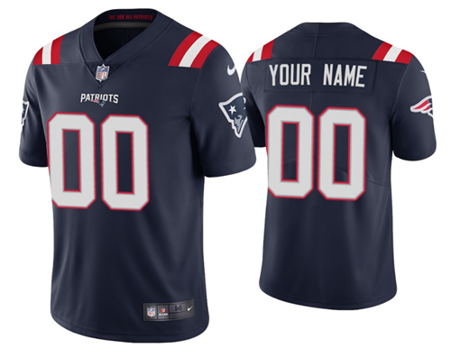 Men's New England Patriots New Navy ACTIVE PLAYER Vapor Untouchable Limited Stitched NFL Jersey